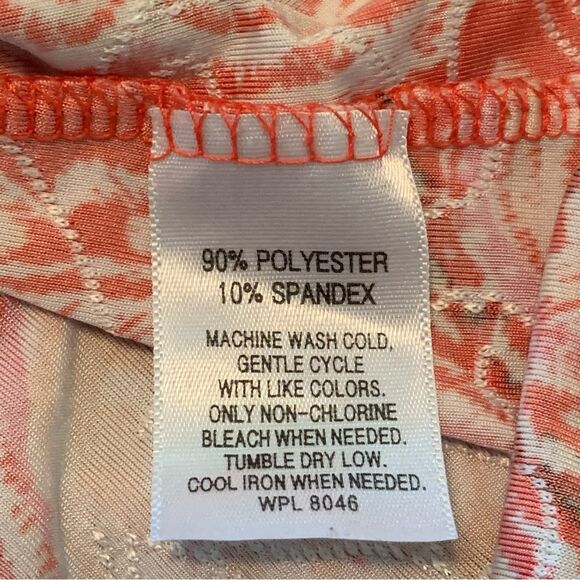 JM COLLECTION Top Women’s MP Pink white Scoop Neck 3/4 Sleeve Polyester Spandex. - Picture 7 of 10